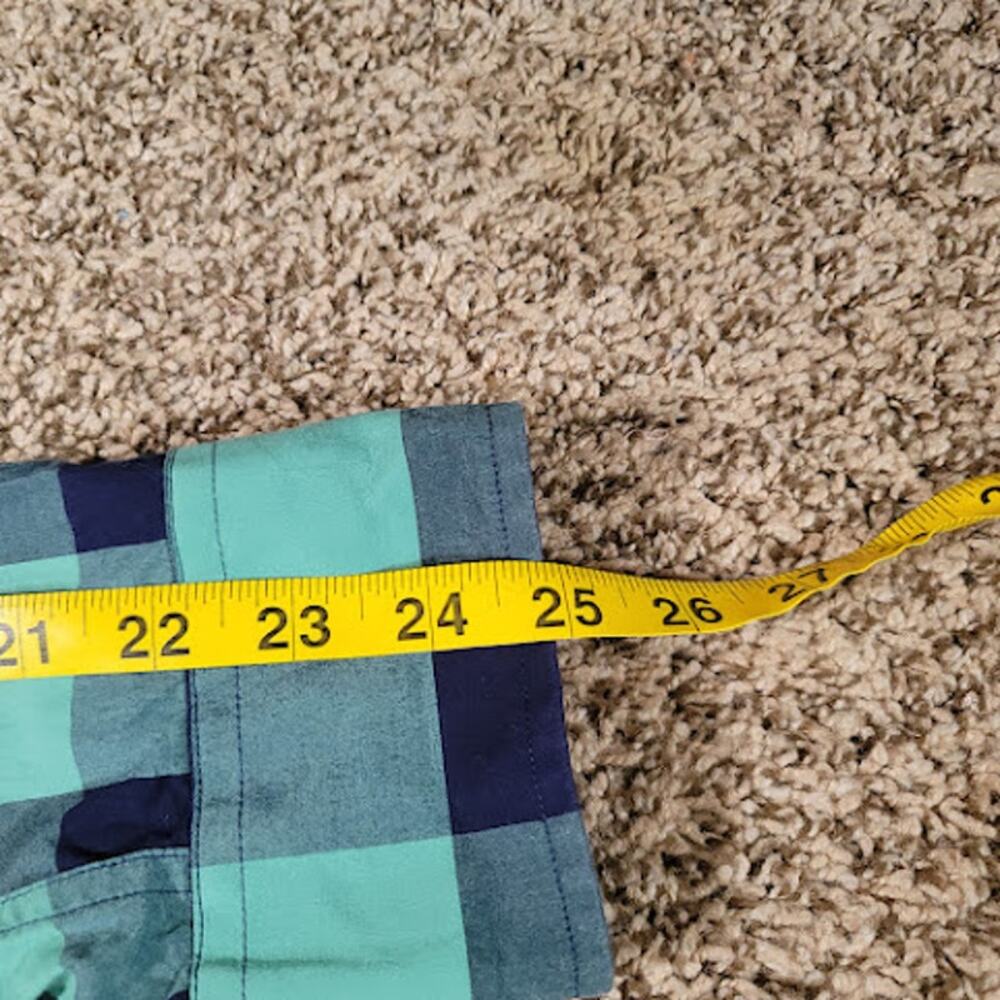 UNTUCKit- Green/blue plaid button up- size XXXLC - Picture 6 of 7